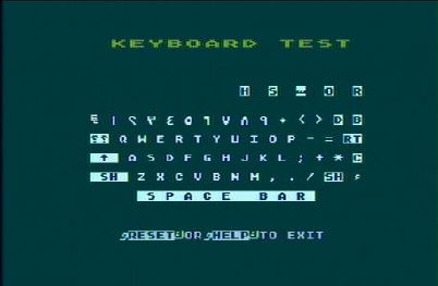 keyboard test screenshot